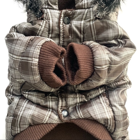 | pup plaid fur-lined parka | - Picture 6 of 13